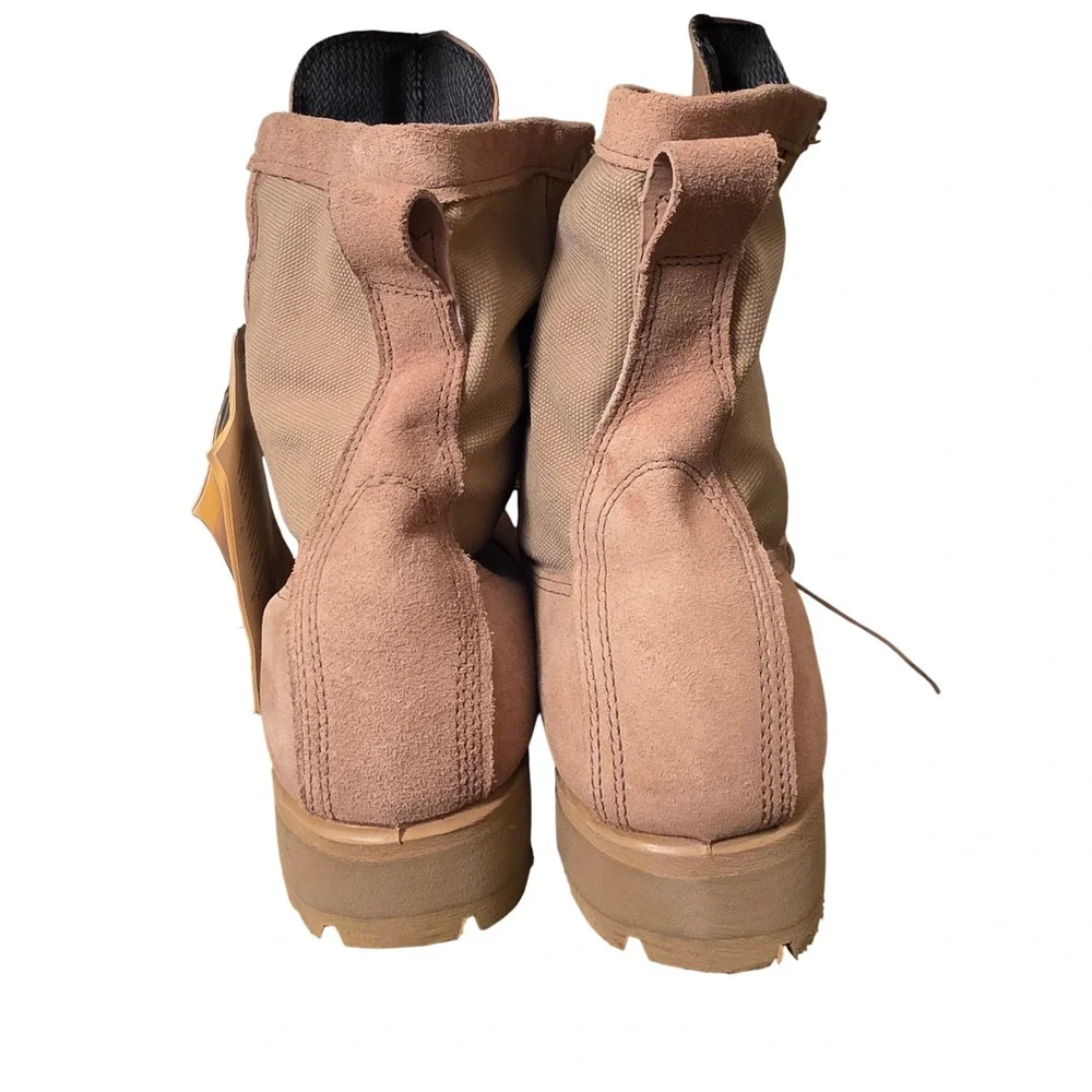 Belleville 7705118‎ Mens Military Boots Gore-Tex Vibram Tan Suede USA Made 13R